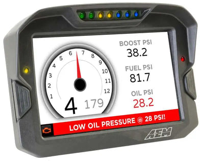 AEM CD-7 Logging GPS Enabled Race Dash Carbon Fiber Digital Display w/o VDM (CAN Input Only) 