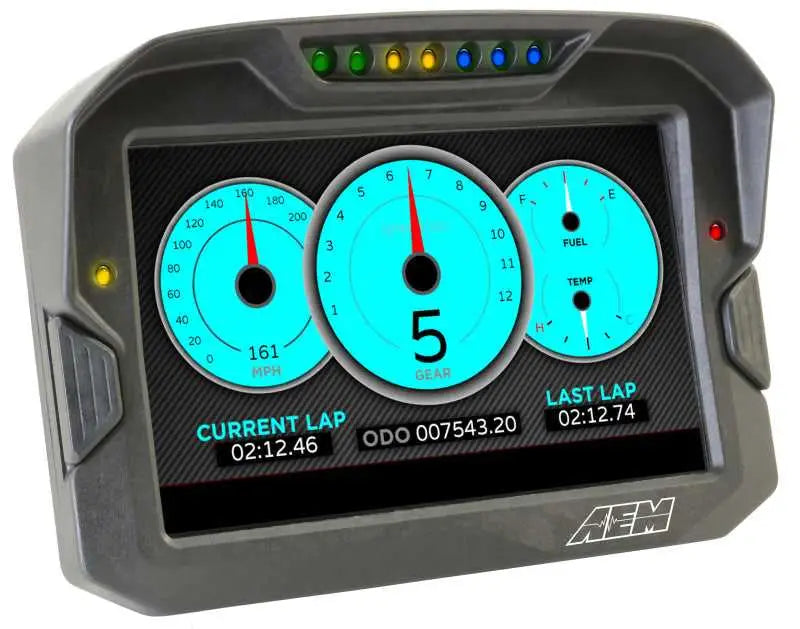 AEM CD-7 Logging Race Dash Carbon Fiber Digital Display (CAN Input Only) 