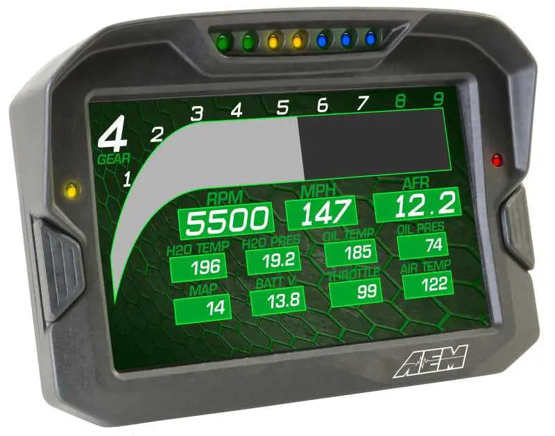 AEM CD-7 Logging Race Dash Carbon Fiber Digital Display (CAN Input Only) 
