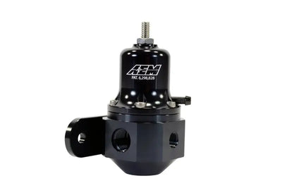 AEM High Capacity Universal Black Adjustable Fuel Pressure Regulator, ideal for RV, automotive, powersports, off-road, marine, and truck accessories, AVADA - Best Sellers