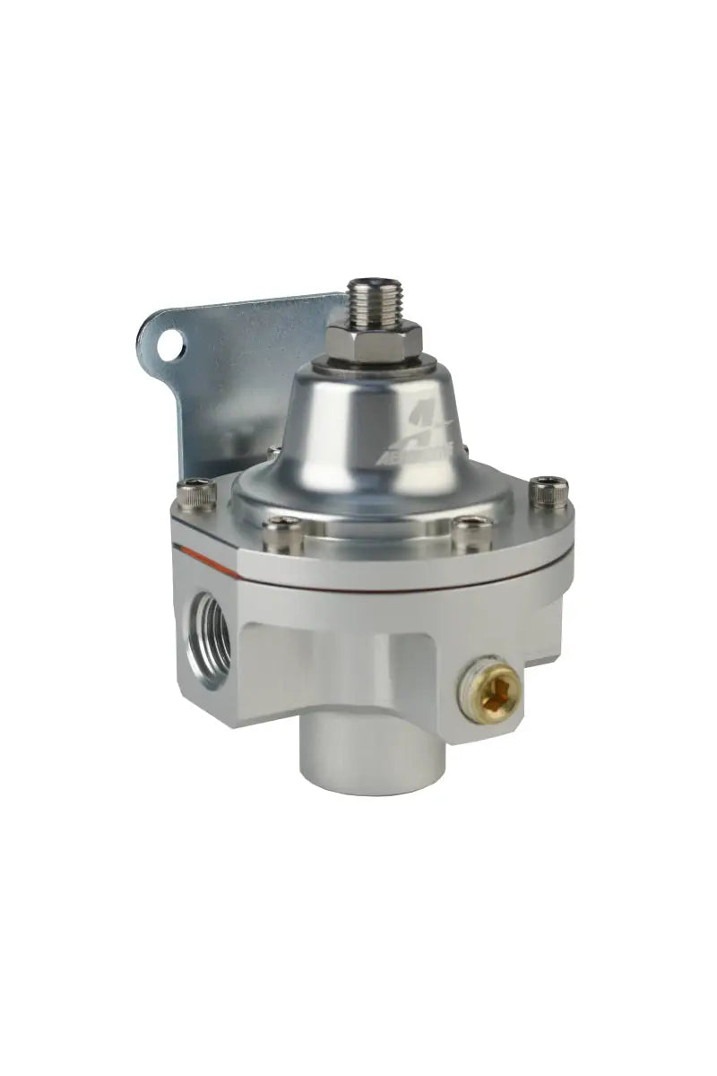 Silver fuel pressure regulator for Aeromotive carbureted bypass regulator setup