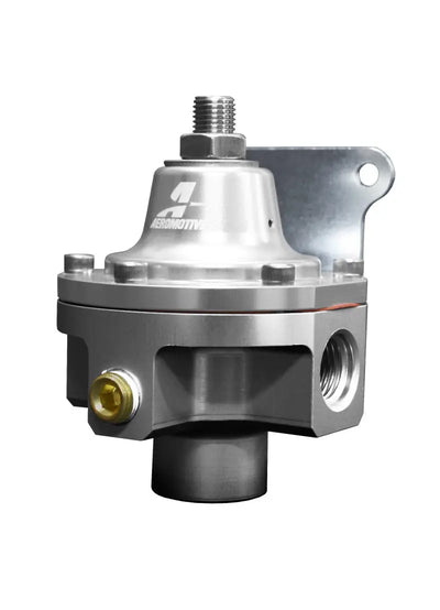 Silver fuel pressure bypass regulator for carbureted bypass systems by Aeromotive