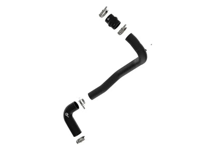 afe 08-10 Ford Trucks V8-6.4L (td) BladeRunner 3 IN Aluminum Hot Charge Pipe - Black - Truck & Automotive