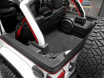 aFe 18-22 Jeep Wrangler JL (4-Door Models w/ 3-Piece Hard-Top Only) Terra Guard Tub Rail Covers - Truck & Automotive