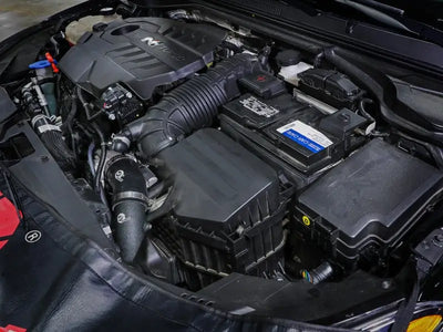 aFe 19-22 Hyundai Veloster N L4 2.0L (t) BladeRunner 2-3/4in Aluminum Cold Charge Pipe - Black - Truck & Automotive