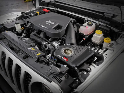 aFe 20-21 Jeep Wrangler (JL) V6-3.0L (td) Momentum HD Cold Air Intake System w/ Pro GUARD 7 Media - Truck & Automotive