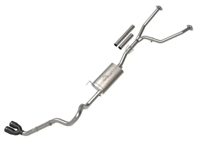 aFe 2022 Toyota Tundra V6-3.5L (tt) Vulcan Series 2.5in to 3in 304 SS Cat-Back Exhaust w/ Black Tip - Truck & Automotive