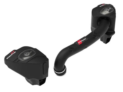 Black automotive cold air intake system components for aFe Momentum GT Cold Air Intake System