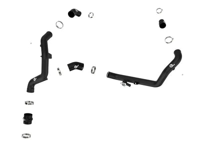 aFe Bladerunner 2-1/4 IN Aluminum Hot Charge Pipe Black 20-23 Ford Explorer/Explorer ST - Forced Induction