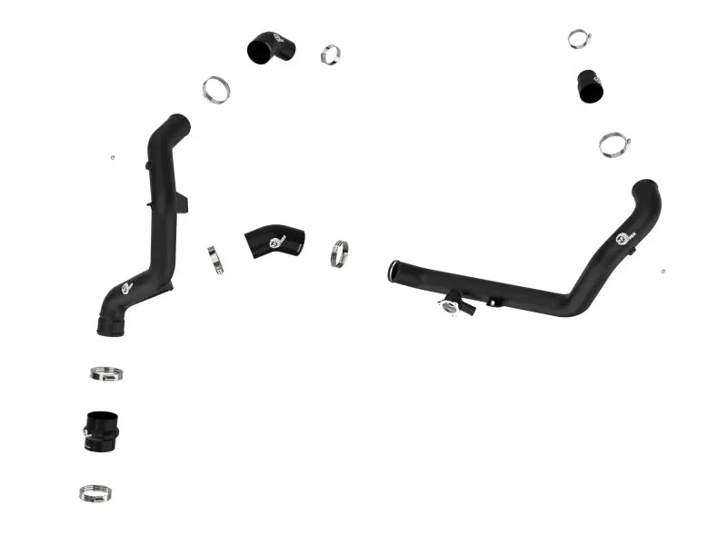 aFe Bladerunner 2-1/4 IN Aluminum Hot Charge Pipe Black 20-23 Ford Explorer/Explorer ST - Forced Induction
