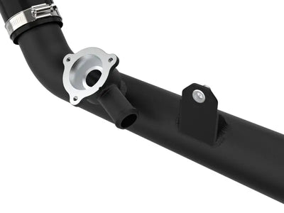 aFe Bladerunner 2-1/4 IN Aluminum Hot Charge Pipe Black 20-23 Ford Explorer/Explorer ST - Forced Induction