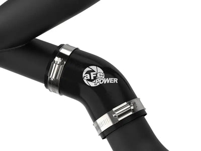 aFe Bladerunner 2-1/4 IN Aluminum Hot Charge Pipe Black 20-23 Ford Explorer/Explorer ST - Forced Induction