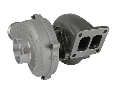 Gray and black aFe BladeRunner GT Series Turbocharger for Ford 7.3L trucks