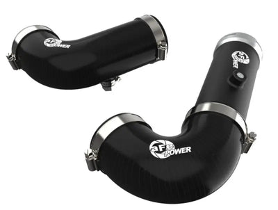 aFe BladeRunner Intercooler Hot & Cold Side Tubes Combo 20-21 GM Trucks 3.0L (td) - Black - Truck Automotive