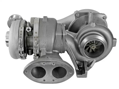 Gray metal aFe BladeRunner Street Series Turbocharger for Ford Diesel Trucks 08-10 V8-6.4L
