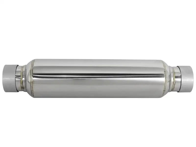 aFe MACH Force-Xp 304 Stainless Steel Resonator 2.5in Inlet/Outlet x 4in Dia x 15in Body x 19in L - 49M10002