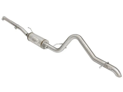 aFe MACHForce XP 2-1/2in SS-409 Cat-Back Exhausts w/ 18in Muffler 07-17 Jeep Wrangler V6-3.6L - Truck & Automotive