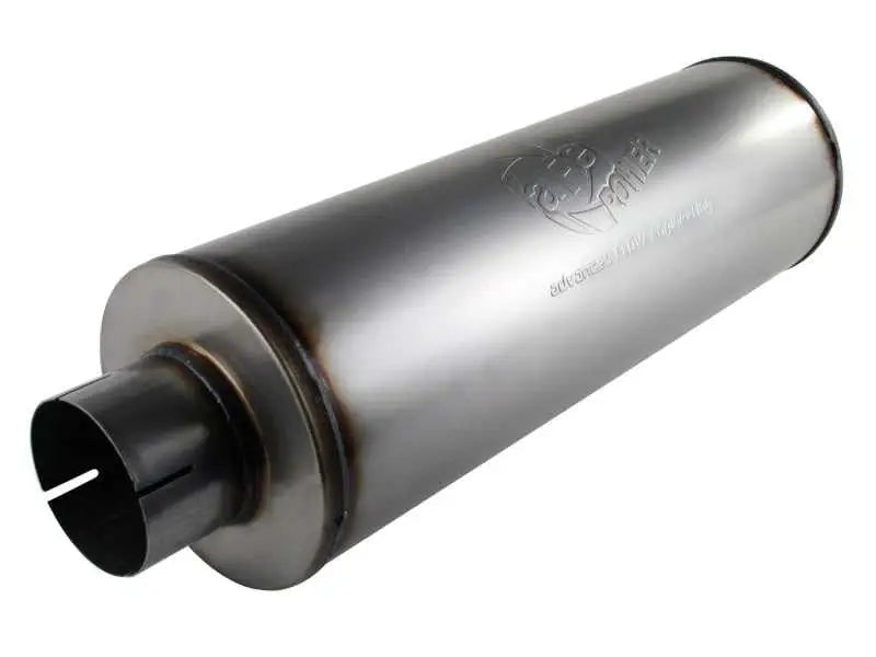 aFe aFe MACHForce XP Exhausts Mufflers SS-409 EXH Muffler 4 ID In/Out 8 Dia