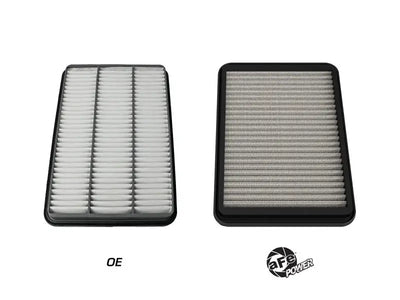 aFe Magnum FLOW Pro DRY S Air Filter for 21+ RAM 1500 TRX V8-6.2L. Ideal for RV, automotive, powersports, off-road, marine, and truck accessories. Offers superior filtration with no oil maintenance, perfect for truck bed, interior, and exterior use.