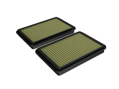 aFe Magnum FLOW Pro Guard7 Air Filter for 21+ RAM 1500 TRX V8-6.2L, featuring progressive oiled cotton and synthetic media for maximum filtration efficiency in extreme dust environments. Ideal for RV, automotive, powersports, off-road, marine, truck accessories, and racing.