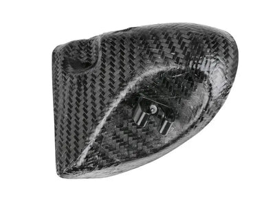 Carbon fiber aerodynamic shoe cover for afe magnum force intake system on BMW M5 F10