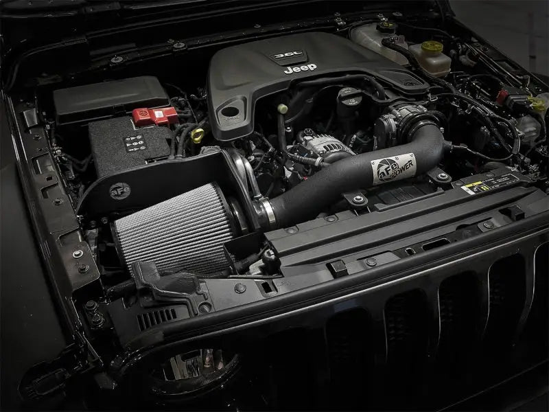 aFe Magnum FORCE Stage-2 XP Pro DRY S Cold Air Intake System 2018 + Jeep Wrangler (JL) V6 3.6L - Truck & Automotive