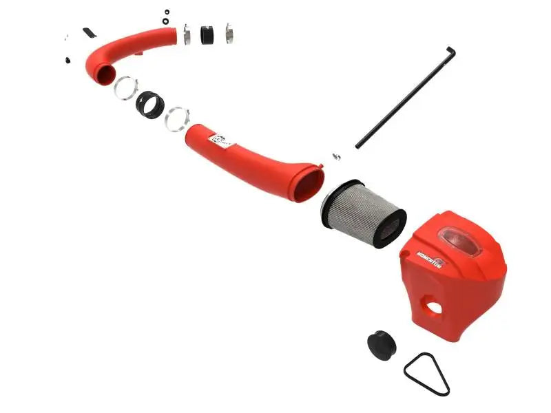 aFe Momentum GT Dry S Stage-2 Intake System 11-15 Dodge Challenger/Charger V6-3.6L (Red) - Truck & Automotive
