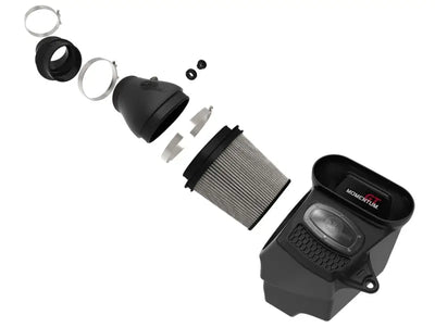 Exploded view of aFe Momentum GT Pro Dry cold air intake system for Jeep Wrangler 392