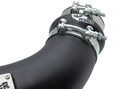 Black rubber hose with metal clamps for aFe Momentum GT Pro Cold Air Intake System