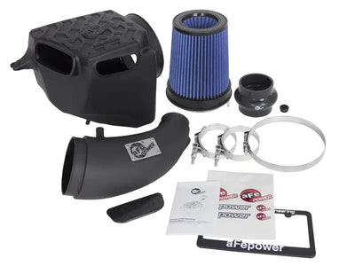 Automotive air intake system with aFe Momentum GT Stage 2 Pro 5R Intake for Jeep Wrangler