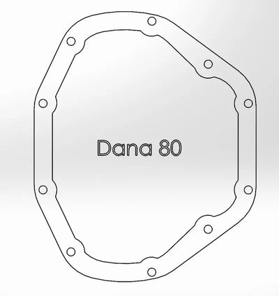 AFe Power machined Dana 80 differential cover for Ford diesel trucks