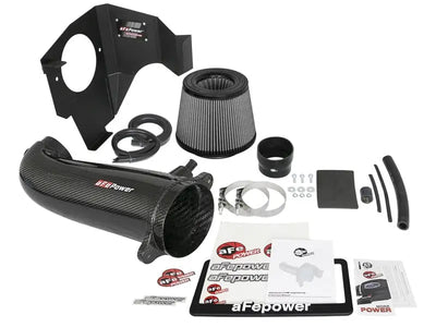 aFe POWER Magnum FORCE Carbon Fiber Stage 2 Track Series Pro Dry S CAIS - 11-18 Dodge Challenger V8 - Truck & Automotive