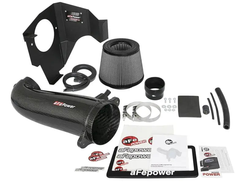aFe POWER Magnum FORCE Carbon Fiber Stage 2 Track Series Pro Dry S CAIS - 11-18 Dodge Challenger V8 - Truck & Automotive
