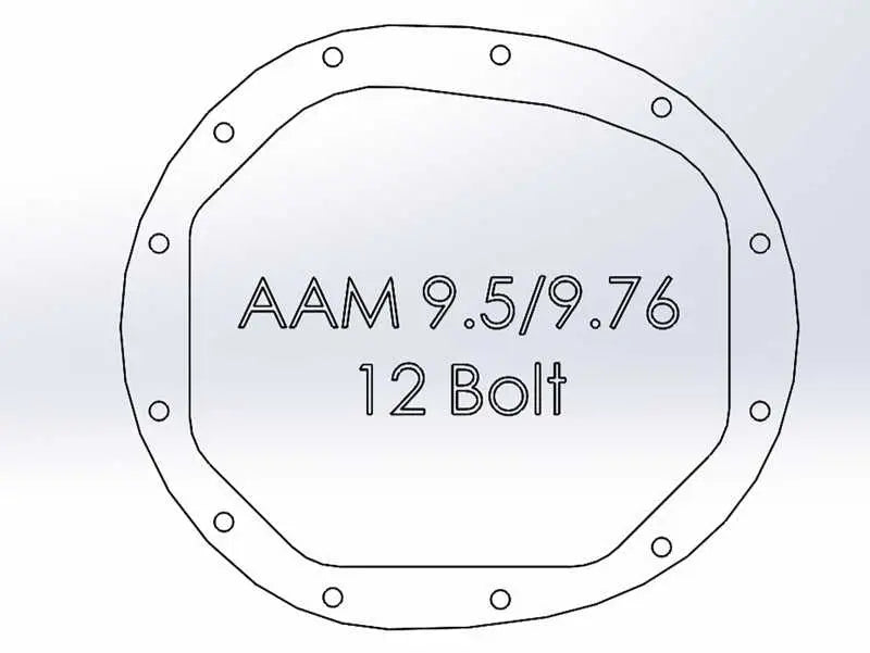 aFe Power Pro Series AAM 9.5/9.76 Rear Diff Cover Black w/Mach Fins 14-19 GM Silverado/Sierra 1500 