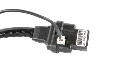 Black power converter cable with barcode label for aFe Power Sprint Booster V6/V8/Truck