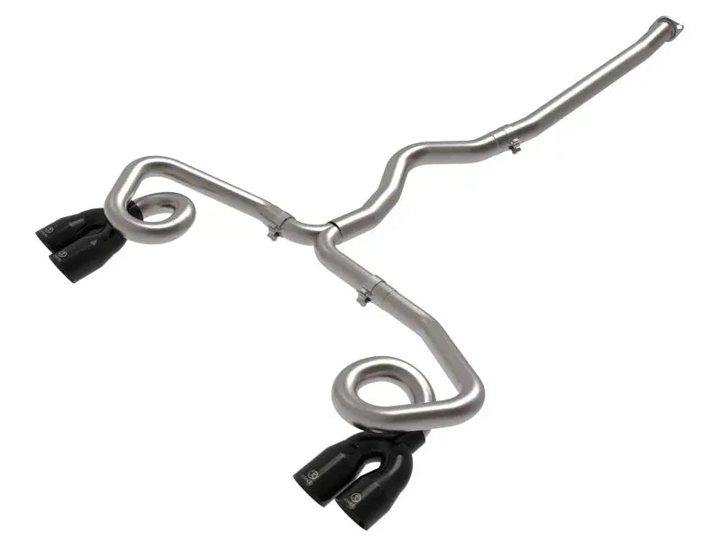 aFe POWER Takeda 3in to 2-1/2in 304 SS Cat-Back Exhaust w/ Black Tips 22-23 Subaru WRX H4-2.4L (t) - Truck & Automotive