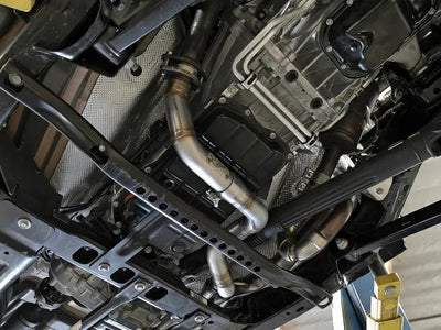 aFe POWER Twisted Steel Y-Pipe 2-1/4in 409 SS Exhaust System 2018 Jeep Wrangler (JL) V6-3.6L - Truck & Automotive