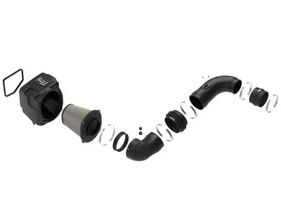 aFe Quantum Pro DRY S Cold Air Intake System 08-10 GM/Chevy Duramax V8-6.6L LMM - Dry 