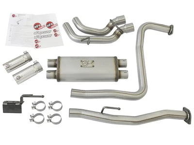 Stainless steel exhaust system from aFe Rebel Series for Nissan Titan V8 5.6L