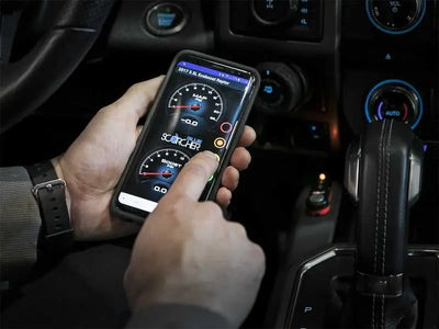 aFe Scorcher Blue Bluetooth Power Module 16-18 NIssan Titan XD V8-5.0L (td) 