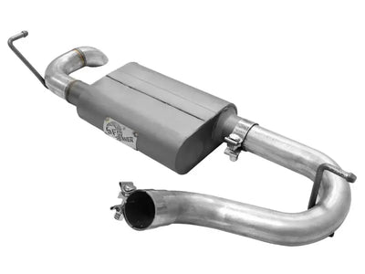 aFe Power Scorpion Axle Back Exhaust System for 07-17 Jeep Wrangler JK V6 3.6/3.8L, Hi-Tuck Aluminized Steel Construction