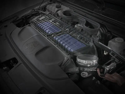 Car engine air intake system featuring aFe Super Stock Pro for 2021 RAM 1500 TRX