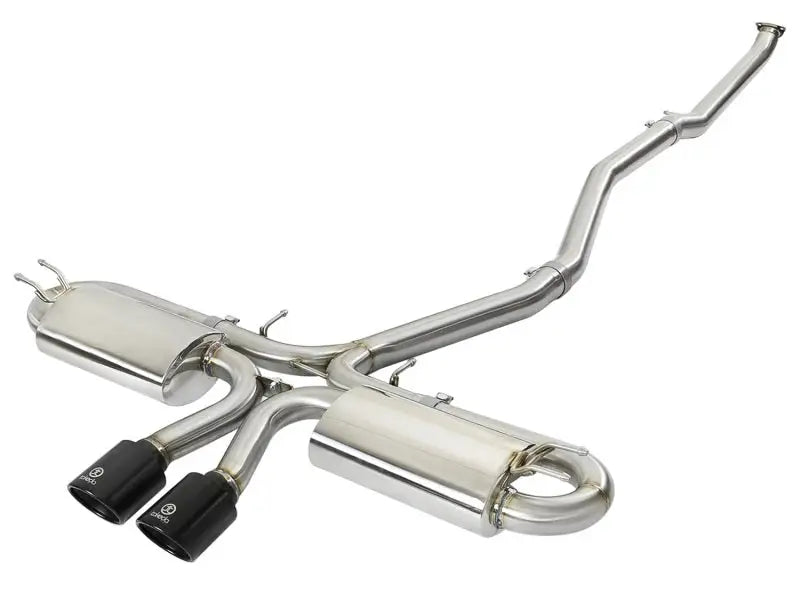 Stainless steel exhaust system for Honda Civic with afe takeda cat-back exhaust upgrade