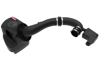 Black aftermarket air intake system.