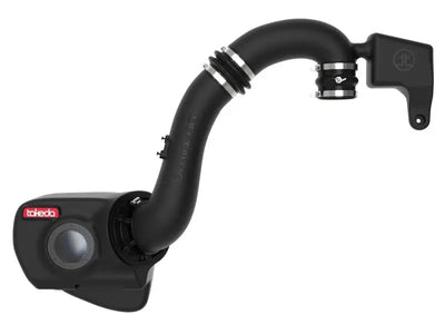 Black air intake system.