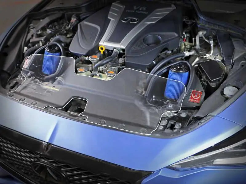 aFe Takeda Stage-2 Pro 5R Cold Air Intake System 16-19 Infinity Q50/Q60 V6-3.0L (tt) 