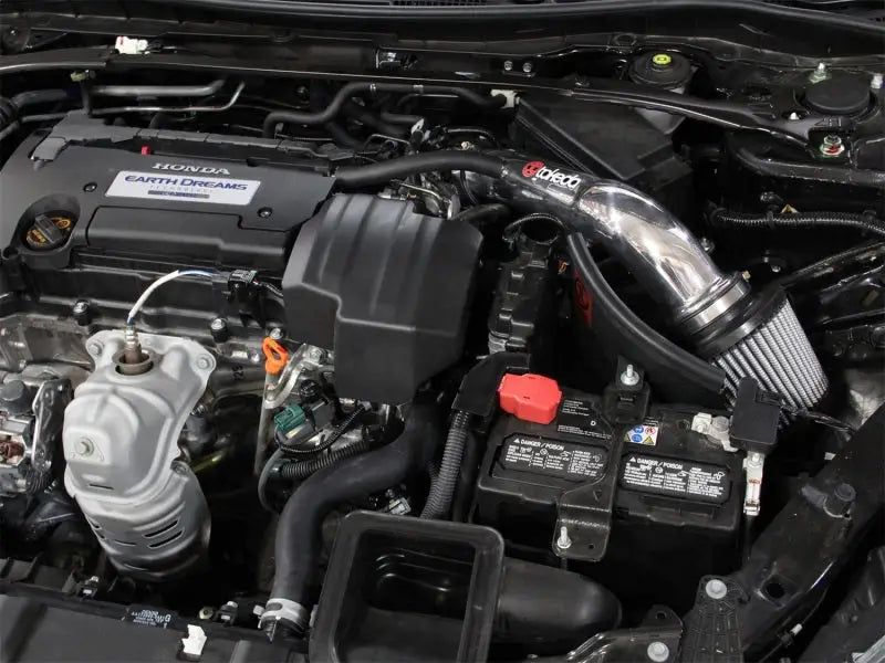 aFe Takeda Stage-2 Pro DRY S Cold Air Intake System 13-17 Honda Accord L4 2.4L (polished) - Truck & Automotive