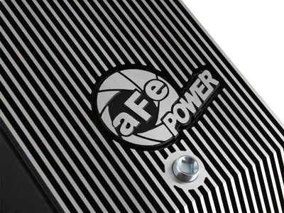 afe Transmission Pan (Black); Ford Diesel Trucks 03-10 V8-6.0/6.4L (td) 
