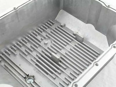 afe Transmission Pan (Black); Ford Diesel Trucks 03-10 V8-6.0/6.4L (td) 