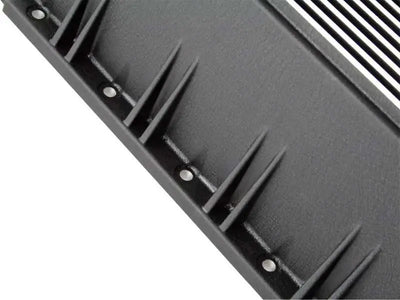 afe Transmission Pan (Black); Ford Diesel Trucks 03-10 V8-6.0/6.4L (td) 